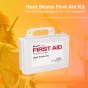 Heat Related Illness First Aid Kit | First Aid Kits Designed For Your Industry!
Includes assorted adhesive bandages, burn care, gauze, wound dressings, and much more!